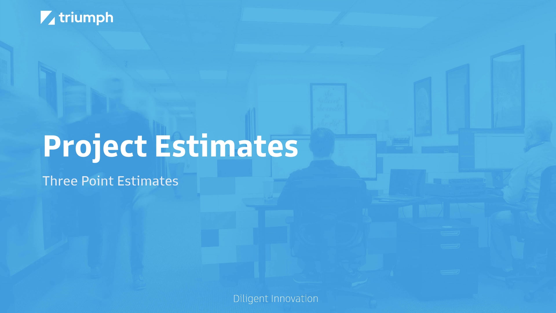 Three Point Estimates