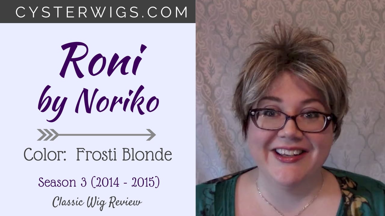 CysterWigs Wig Review Roni by Noriko Color Frosti Blonde S3E170 2015