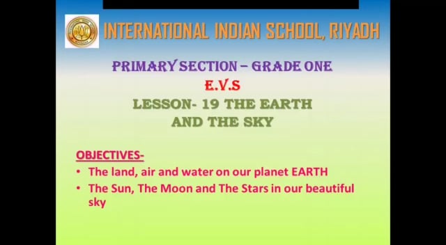 The Earth and the sky