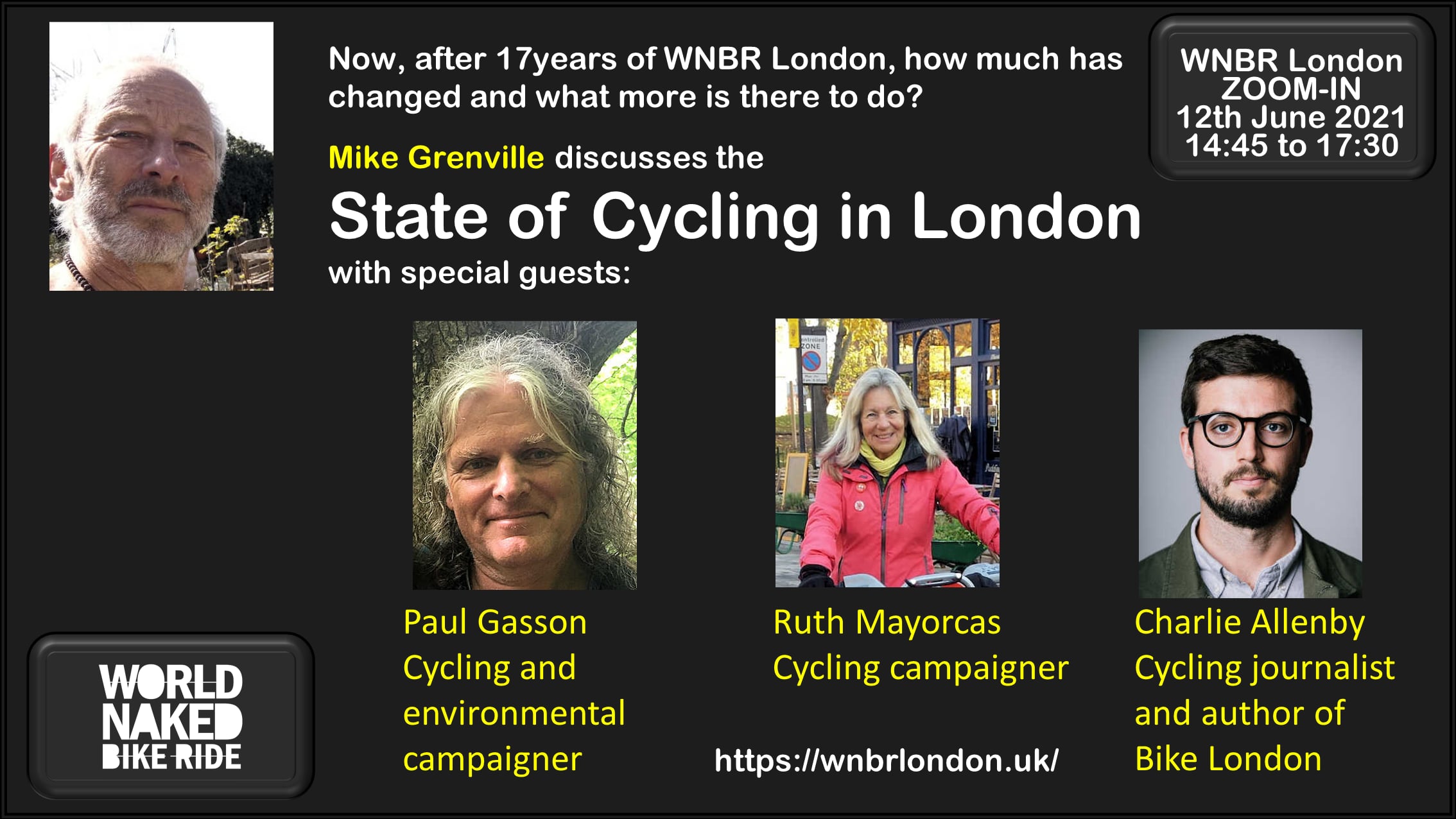 WNBR London Zoom-In 2021: The State Of Cycling In London