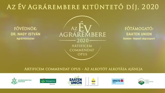 Az Év Agrárembere 2020 kitüntető díj Közönségdíját támogatta az Agrármarketing Centrum