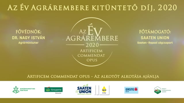 Az Év Agrárembere 2020 kitüntető díj Közönségdíját támogatta az Agrármarketing Centrum