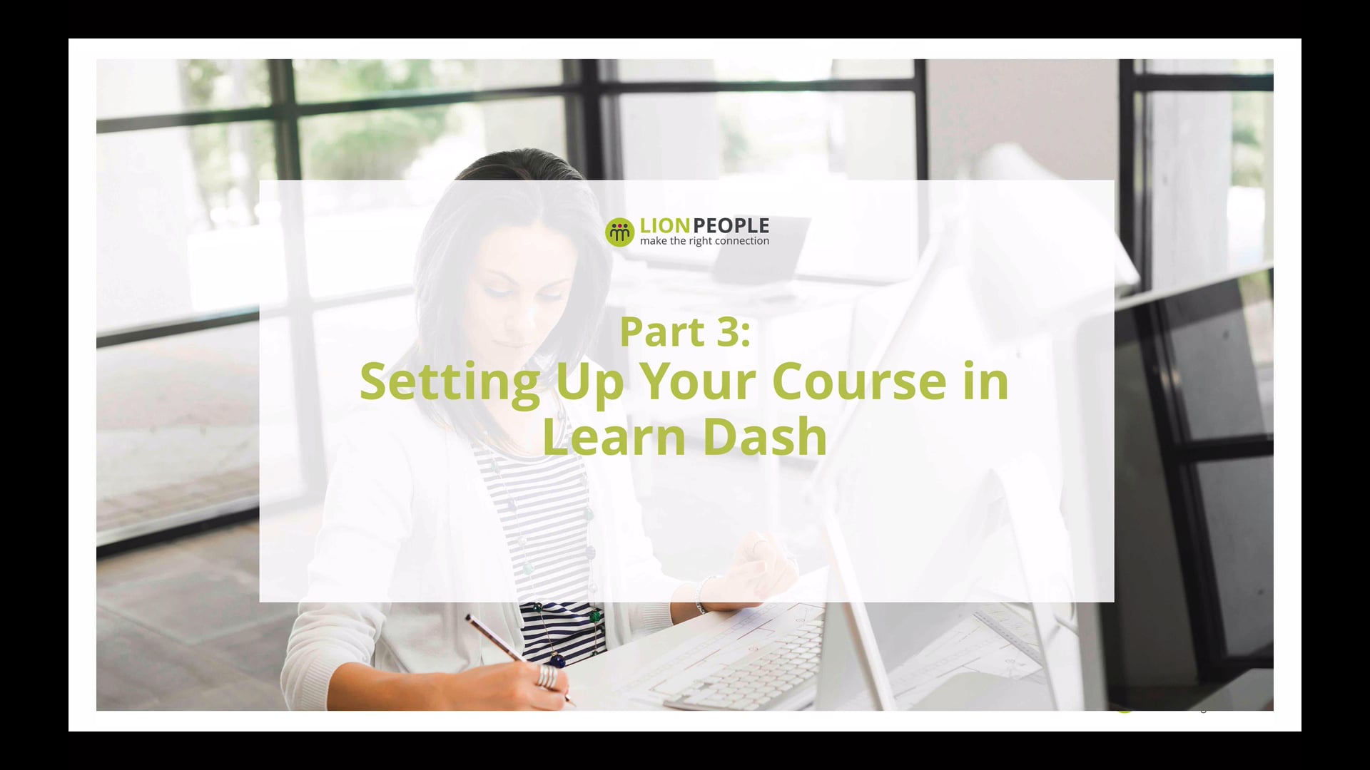 Setting Up Your Course In Learndash On Vimeo 3356