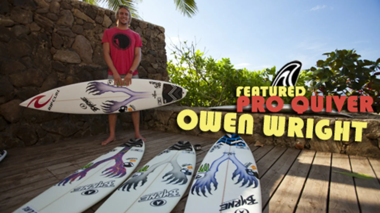 Owen wright surfboard top