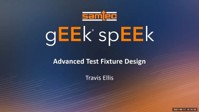 Webinar: Advanced SI Fixture Design