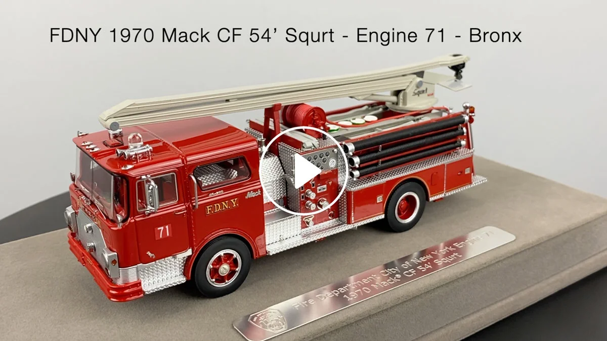Fire Replicas FDNY 1970 Mack® CF 54' Squrt Engine 71