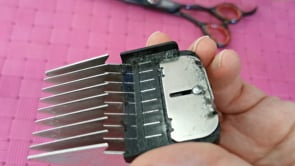 How to attach and detach attachment combs