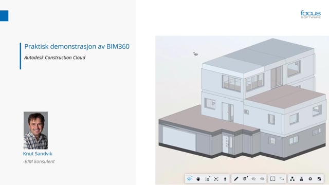 Praktisk demonstrasjon av BIM-modeller i BIM 360