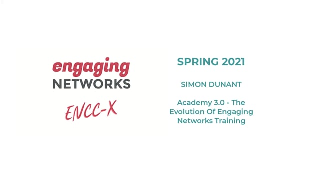 Product Workshop: Academy 3.0 – The Evolution Of Engaging Networks Training