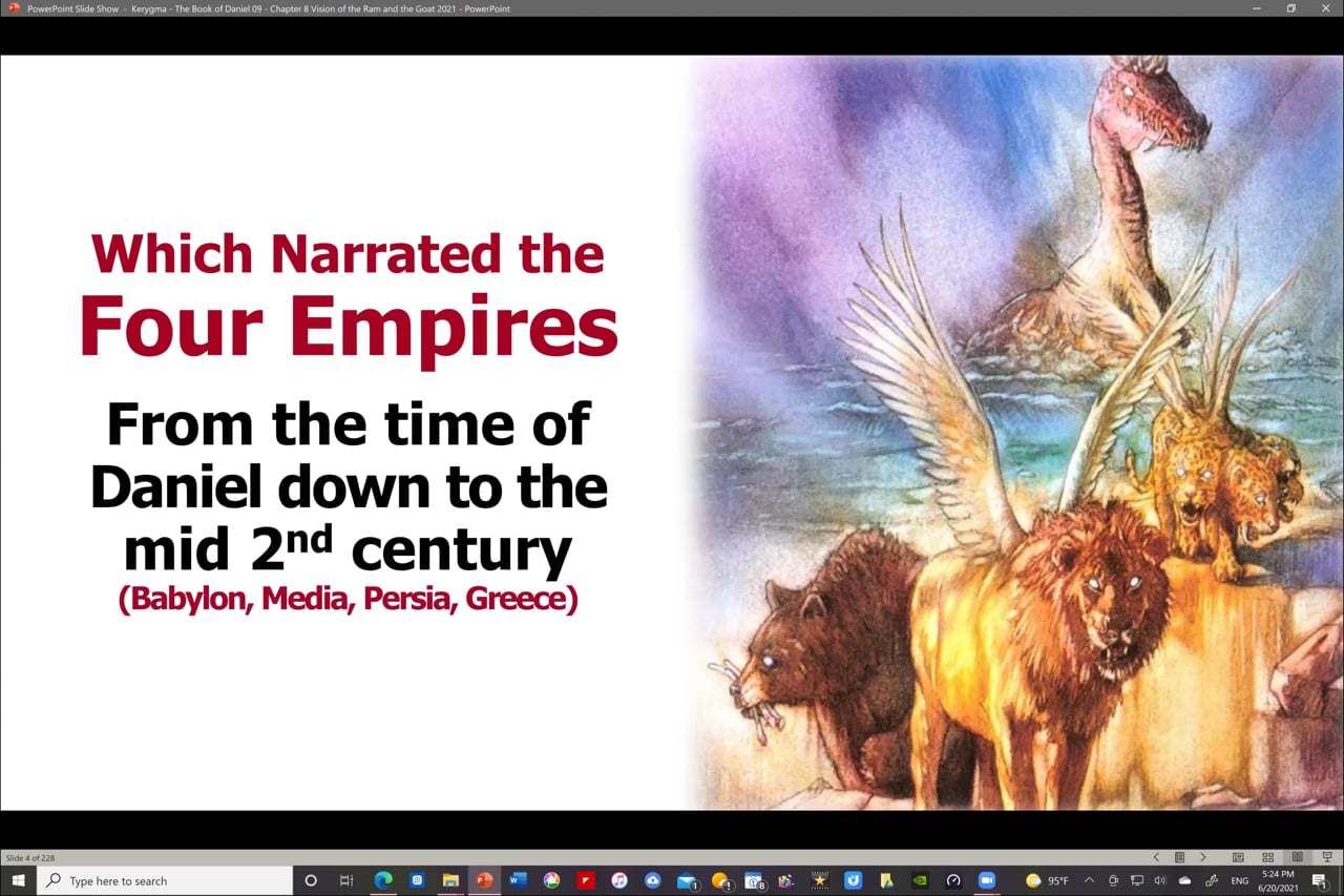 Daniel 8: Vision of the Ram and the Goat