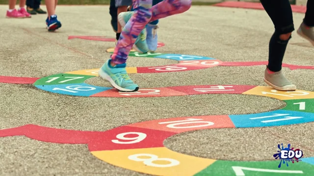 Four Square Playground Game Rules - EduMarking Playground Markings