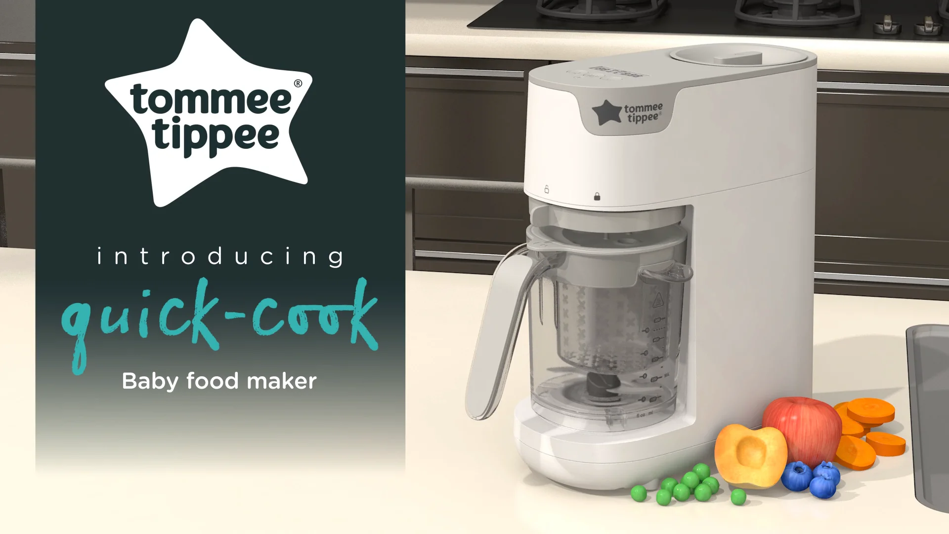 Tommee Tippee Mezclador de cocción rápida y procesador de alimentos Vapor  mezcla y puré Fabricante de alimentos caseros para bebés – Yaxa Colombia