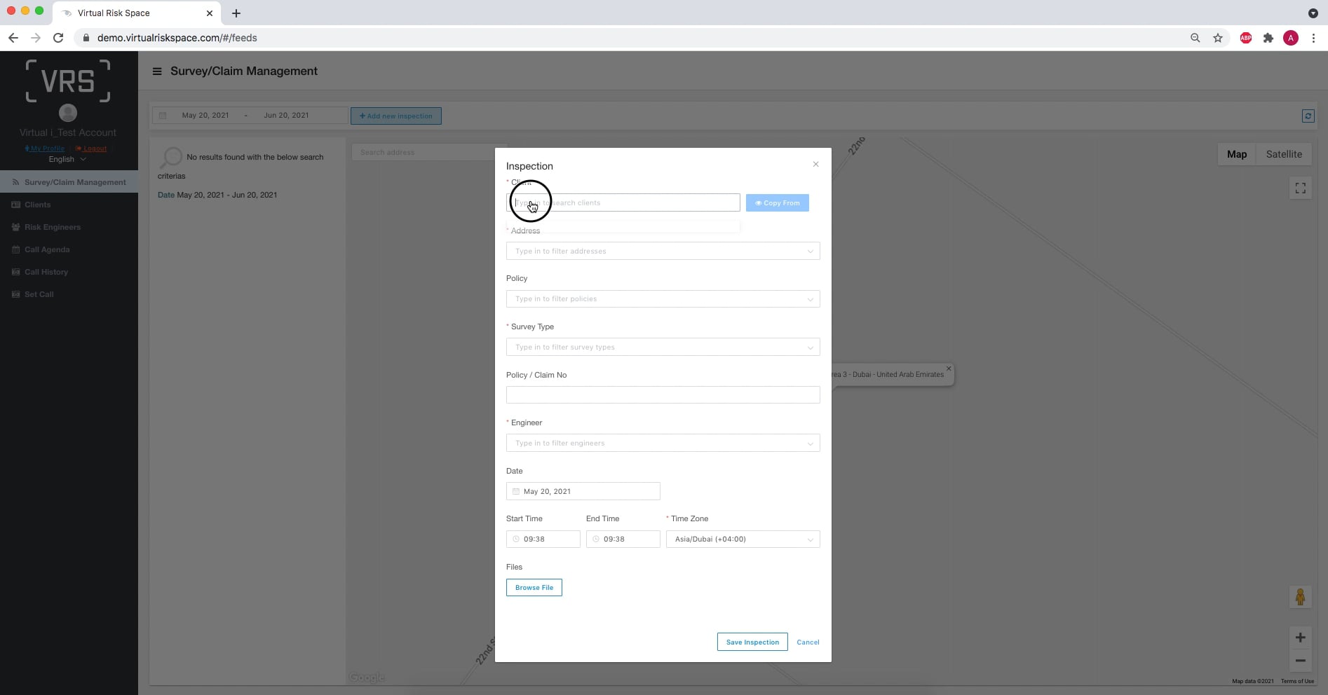 2 How to create an inspection on Vimeo
