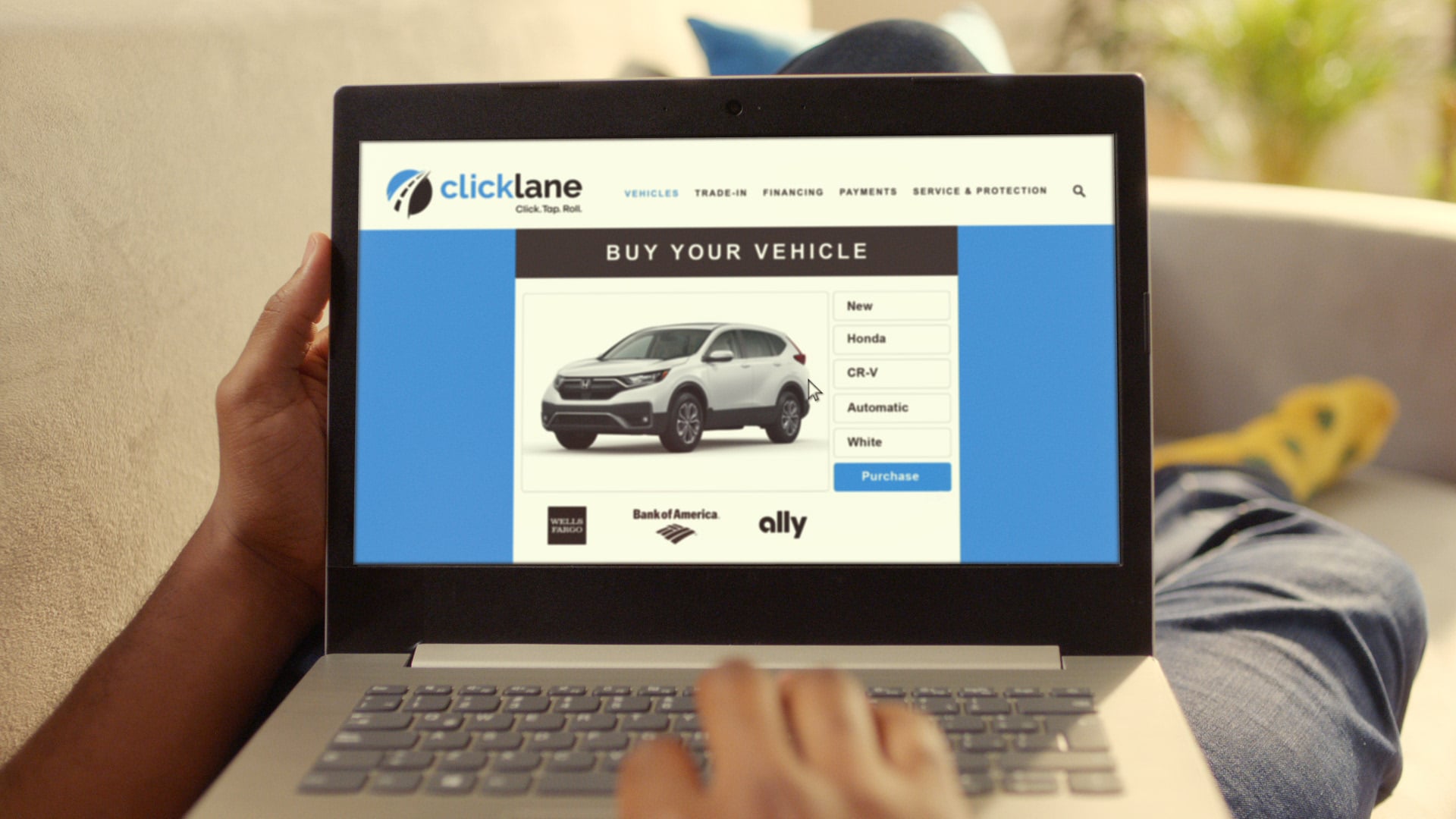 Clicklane “Couch Guy”