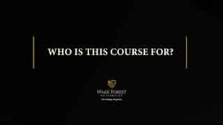 Video preview for Who is this course for?