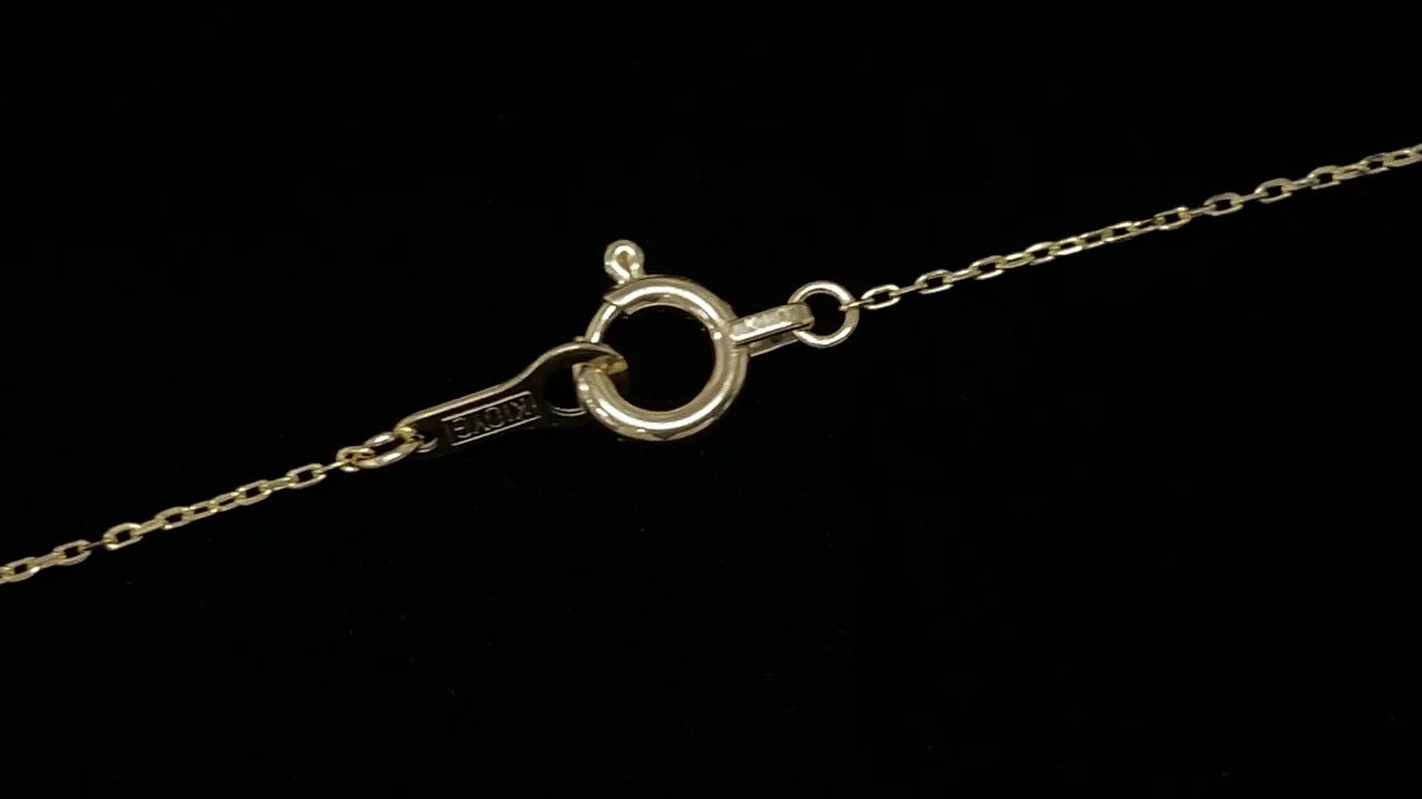 人気の贈り物が大集合 Yellow K10 Gold】 NO カット小豆（あずき）チェーン ネックレス アクセサリー