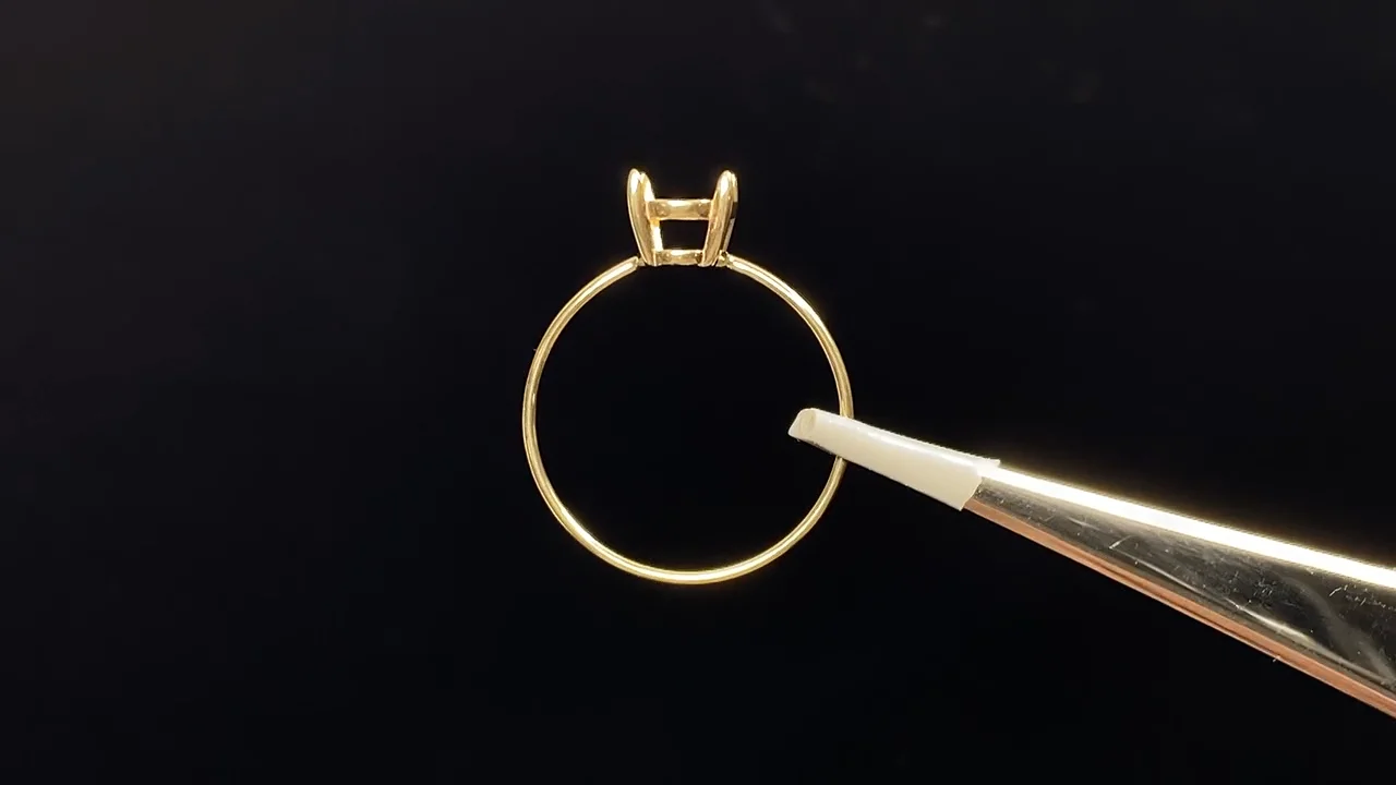 R-413) リボンモチーフリング / キュービックジルコニア – LUNA
