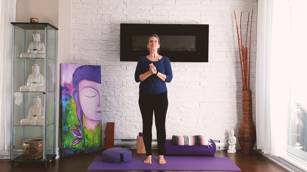 Jour 28. Cours de yoga - Combinaison gagnante pour être enthousiaste et vivre dans la joie avec France Auger (38 min)