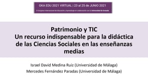 Patrimonio y TIC, un recurso indispensable para la didáctica de las ciencias sociales en las enseñanzas medias
