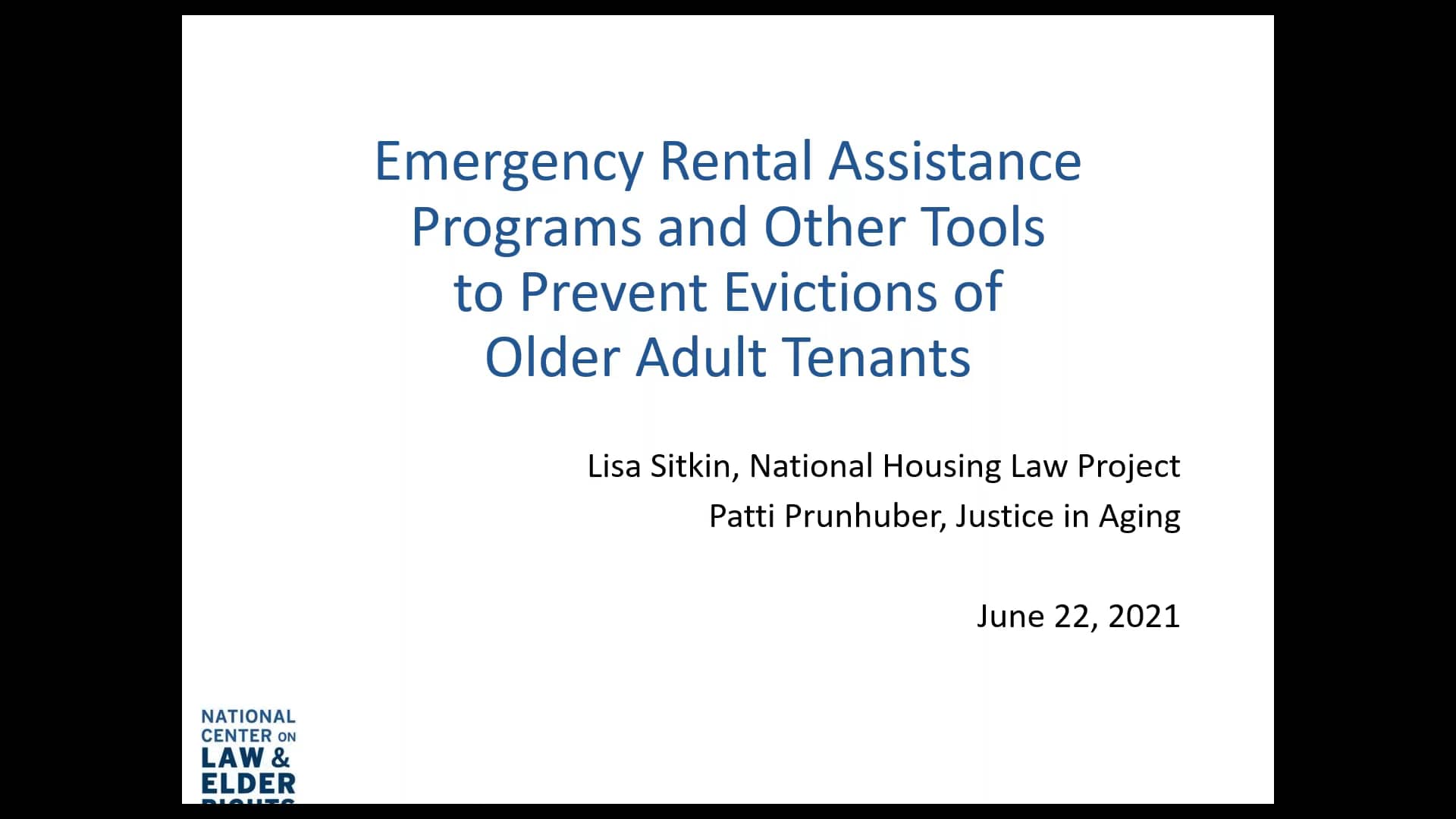 Emergency Rental Assistance Programs and Other Tools to Prevent