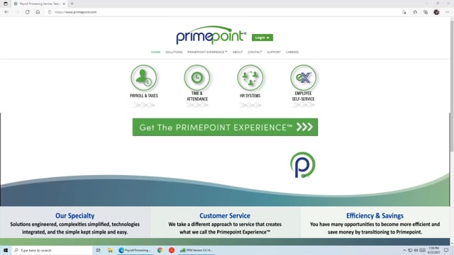 EmployeeXperience Enrollment in Primepoint Time System Tutorials on Vimeo