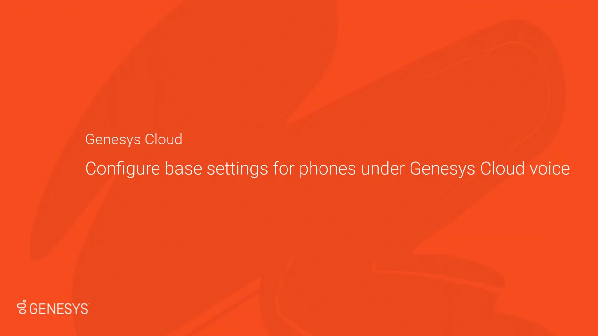 Configure Genesys Cloud campaign settings - Genesys Cloud Resource Center