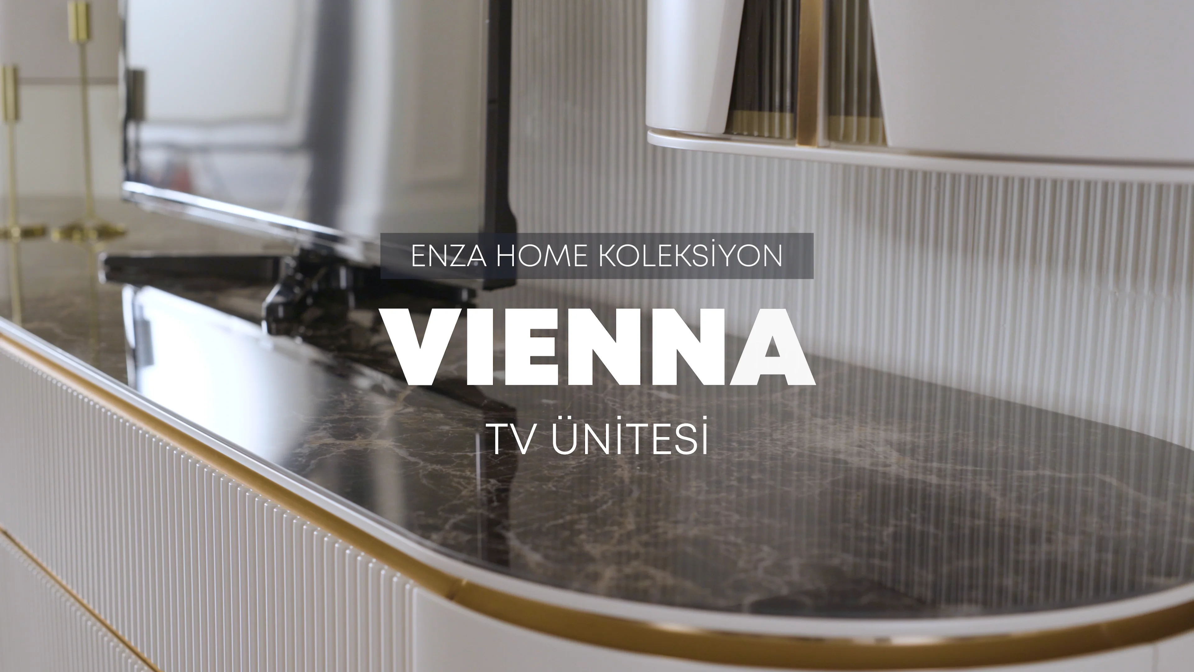Vienna TV Ünitesi Kombinasyonu 1 242x159 cm (GxY) | Enza Home