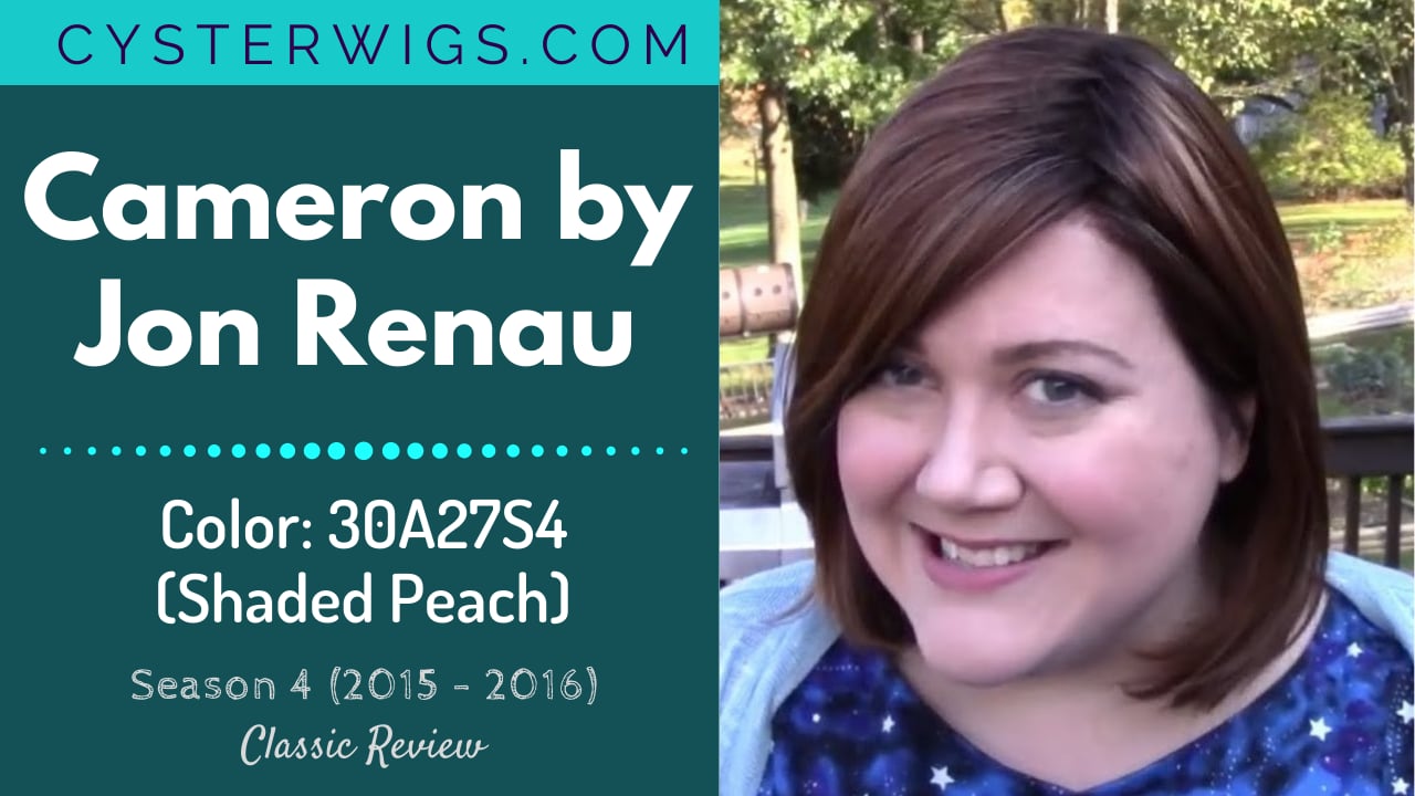 CysterWigs Wig Review Cameron by Jon Renau Color 30A27S4 Shaded Peach S4E204 2016