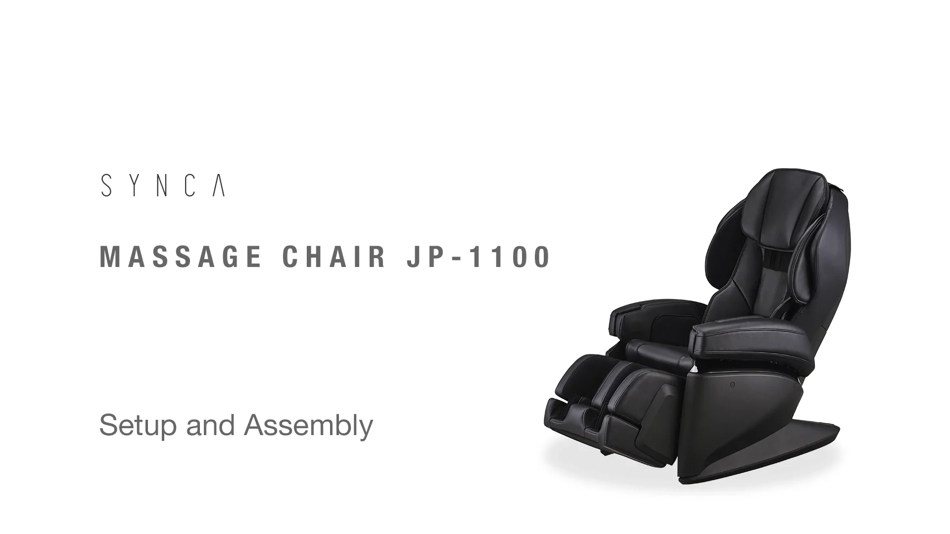 Synca jp1100 massage discount chair