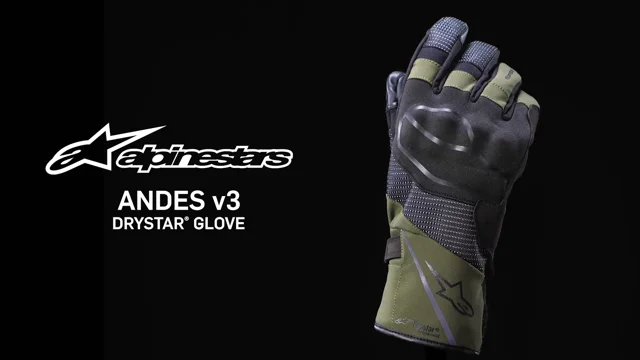 Guantes Alpinestars Invierno Andes V3 Negro