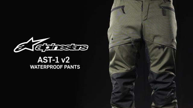 Livr AST Alpinestars AST-1 V2 WP Noir Pants Pantalon gratuite! Nouveau 