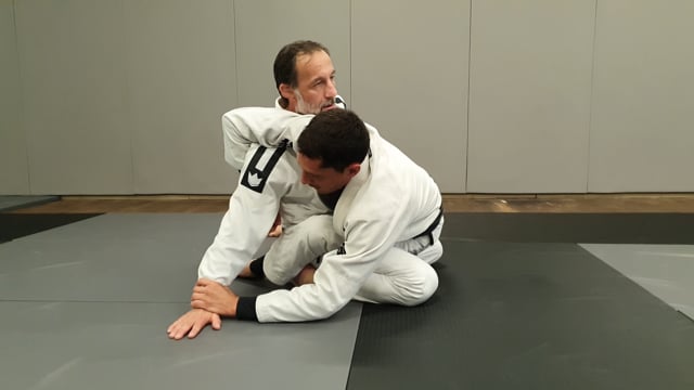 Enchainement de hip bump à kimura en garde fermée