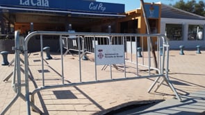 S'aixeca el paviment del passeig de Montgó