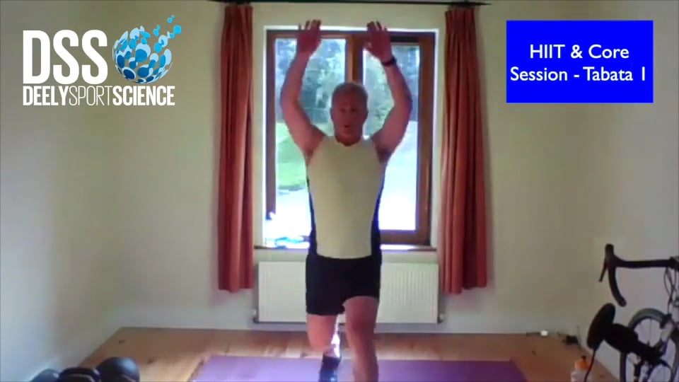 DSS HIIT and core home gym session