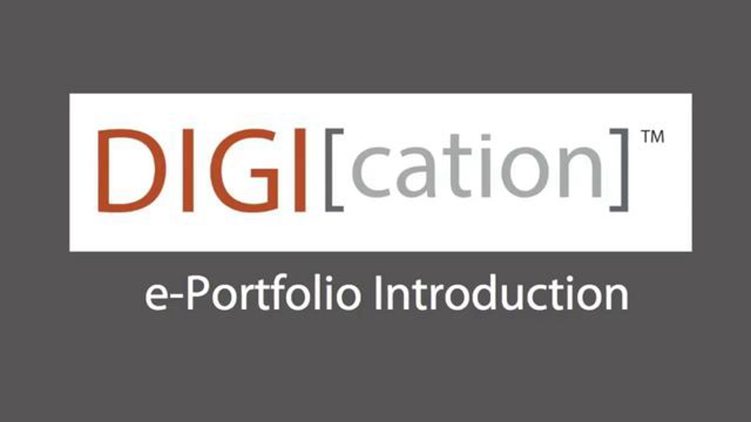 Digication e-Portfolio Introduction | Videos & Movies on Vimeo