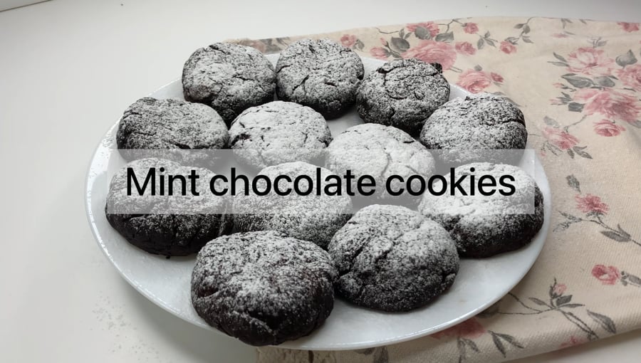 Gourmet Mint Chocolate Cookies