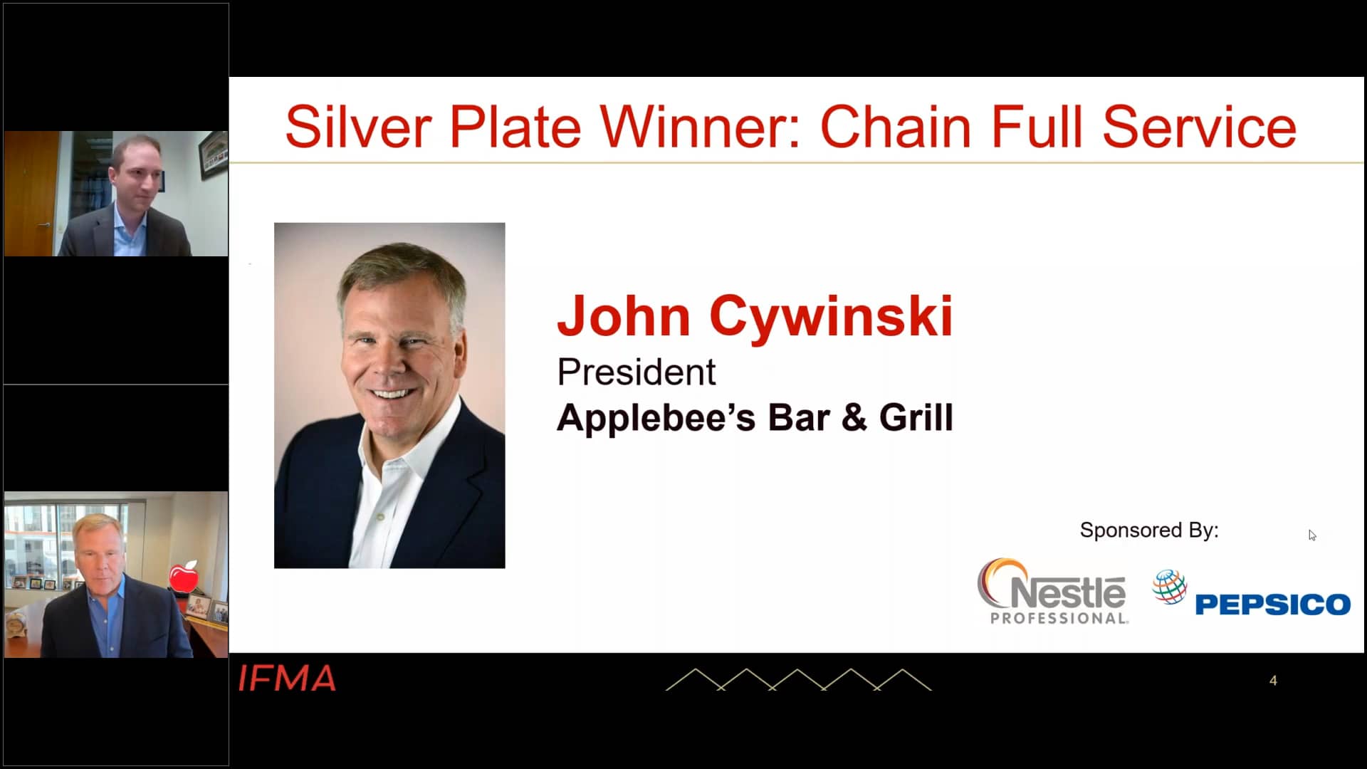 Conversation with IFMA Silver Plate Winner - John Cywinski, Applebee's ...