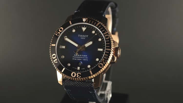 Tissot seastar 1000 powermatic 80 online schwarz