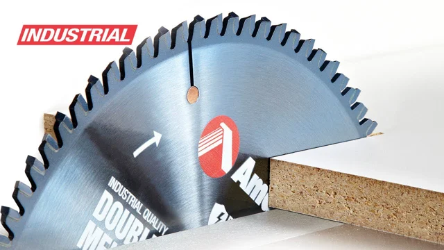 Melamine cutting outlet blade