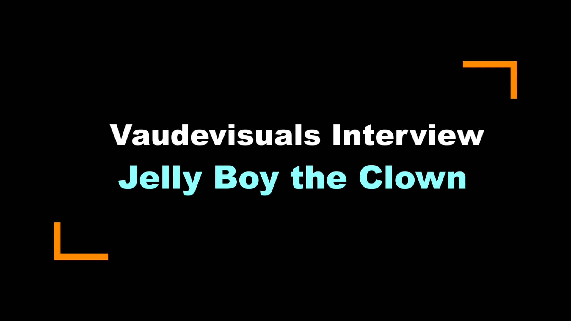 Vaudevisuals interview with Jelly Boy the Clown Coney Island USA on Vimeo