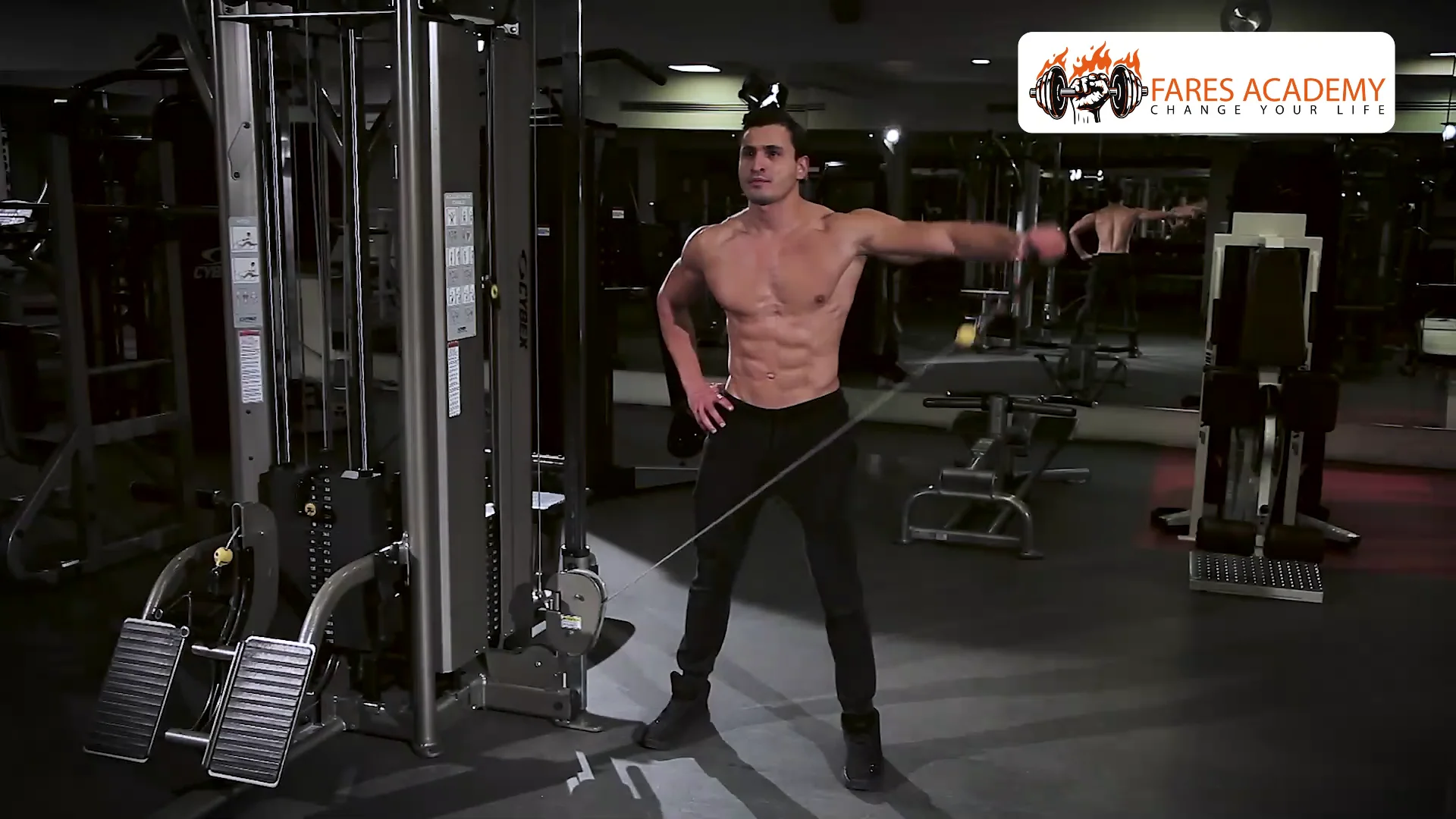 Standing Low Pulley Deltoid Raise - Shoulders Exercise on Vimeo