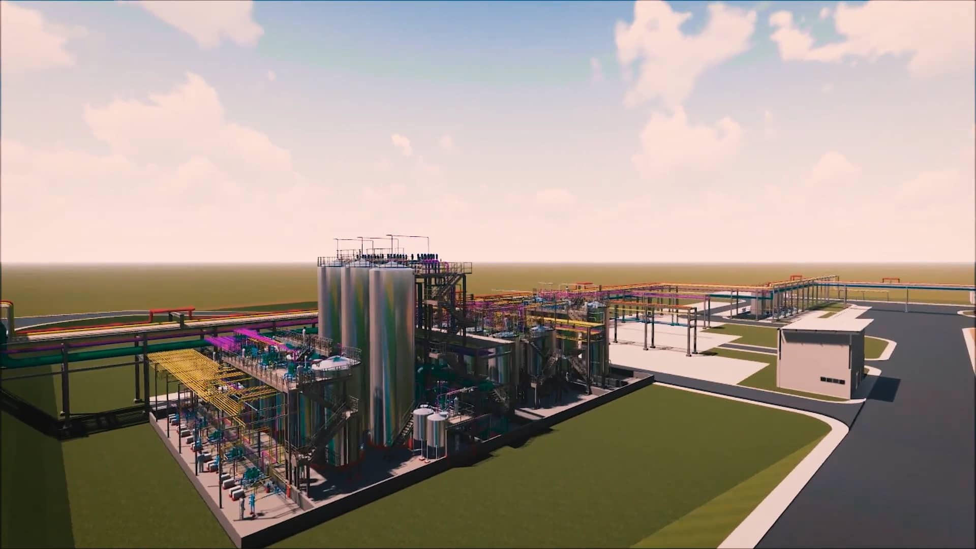 Amyris Brazil Plant Construction on Vimeo