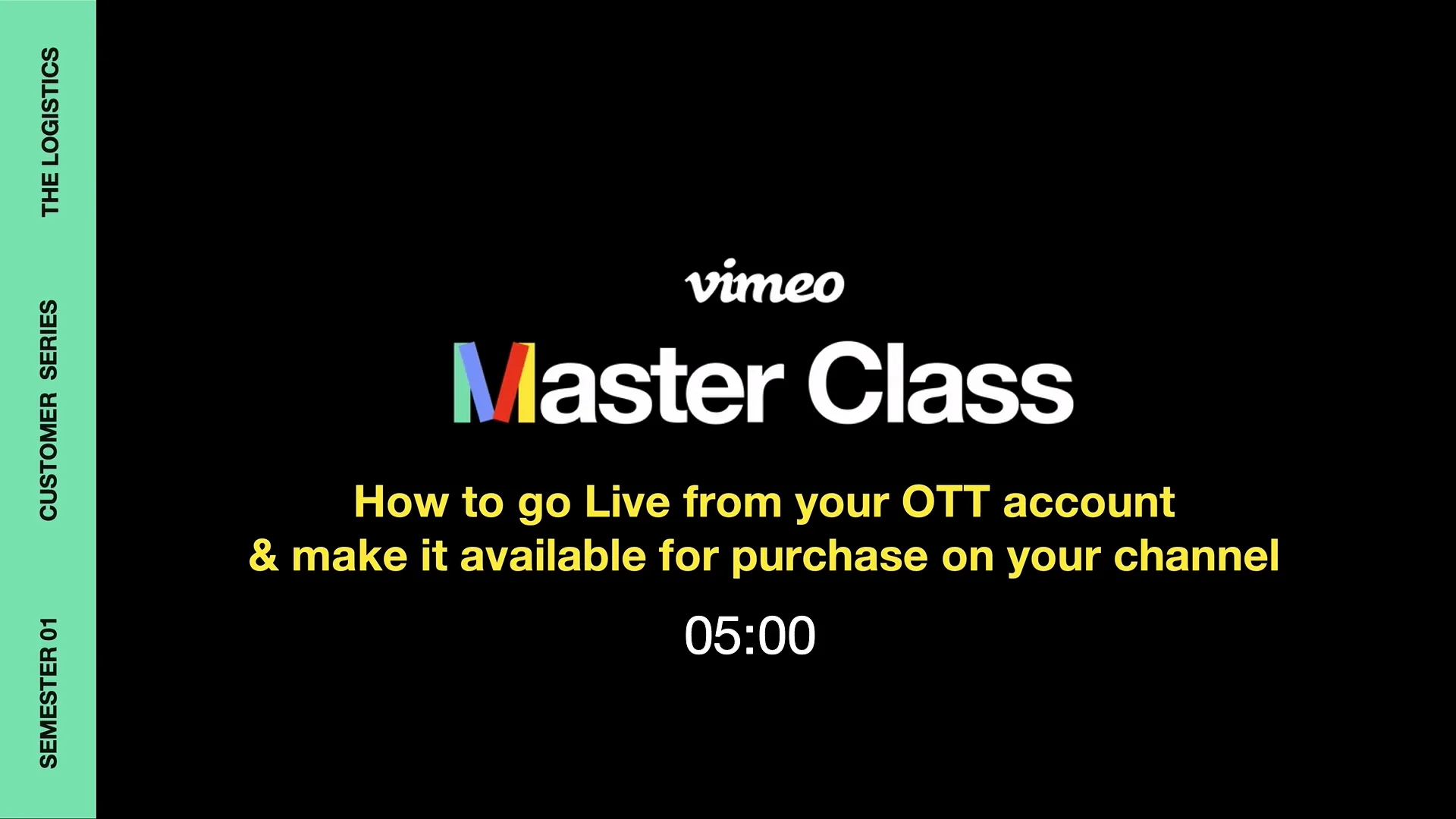 Vimeo Master Class: Courses to help grow your video business with Vimeo