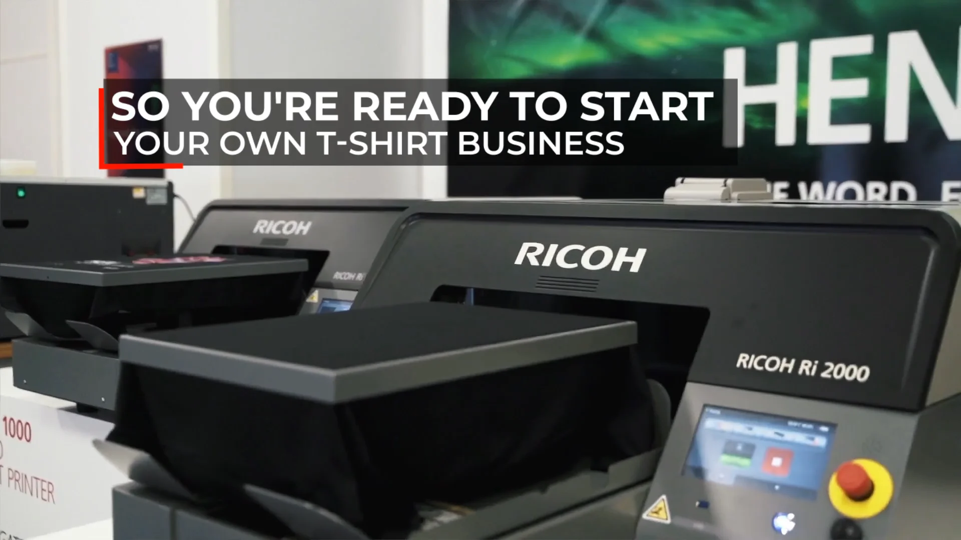 RICOH DTG Printers - How A Shirt Is Made on Vimeo