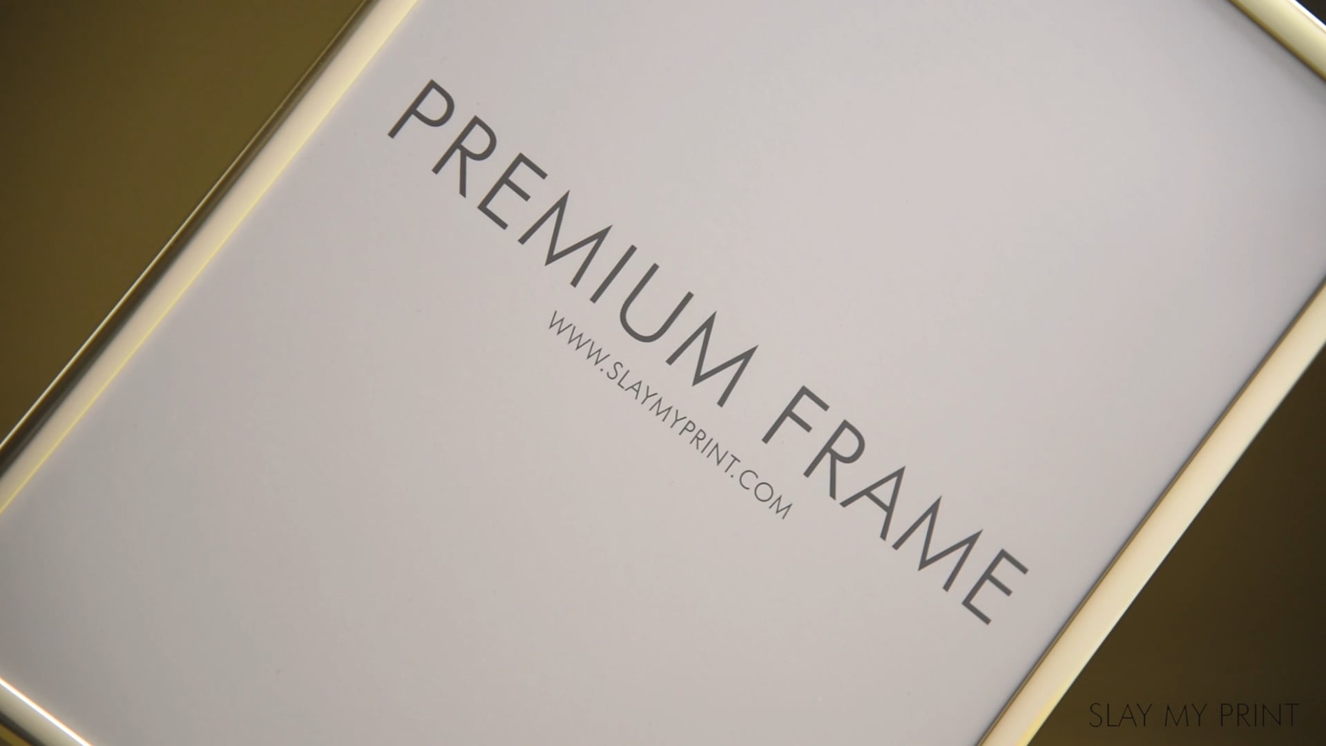 GOLD PICTURE FRAMES on Vimeo