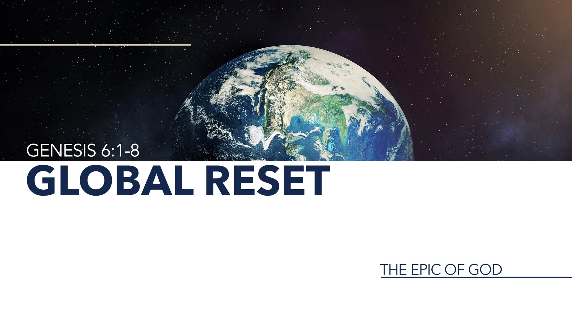 Global Reset on Vimeo