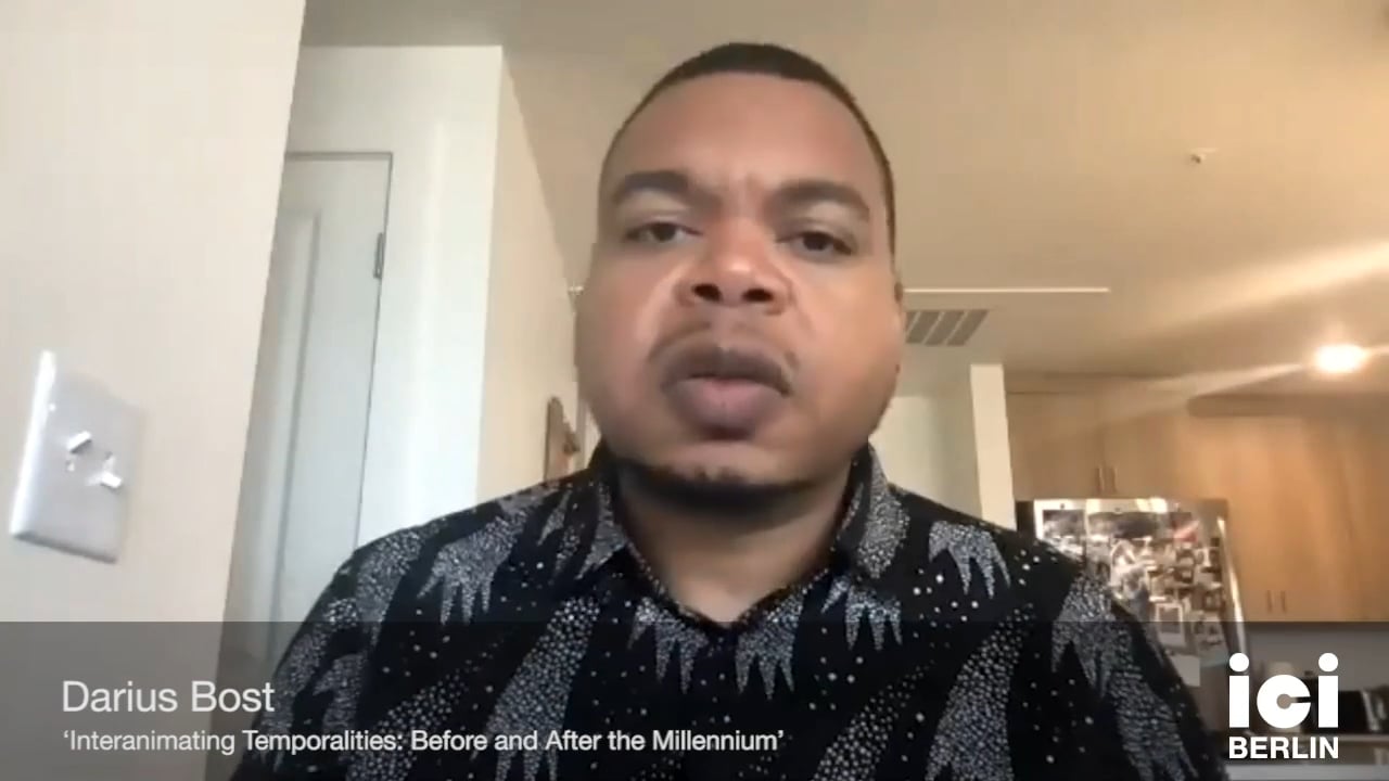 Talk by Darius Bost