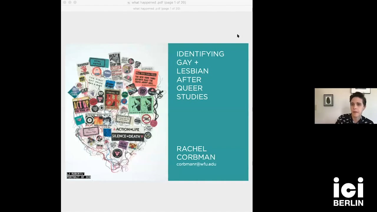Talk by Rachel Corbman