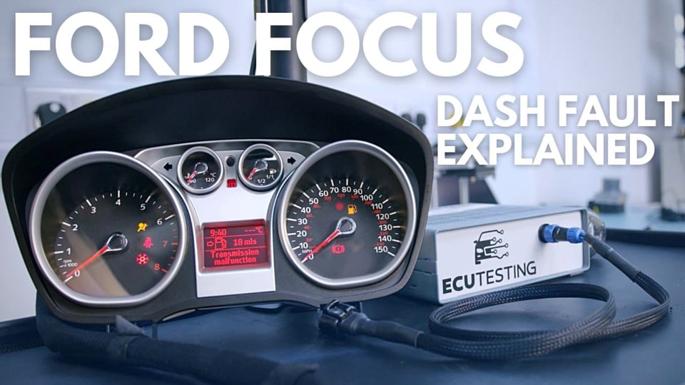 Focus Focus Dashboard Instrument Cluster fault