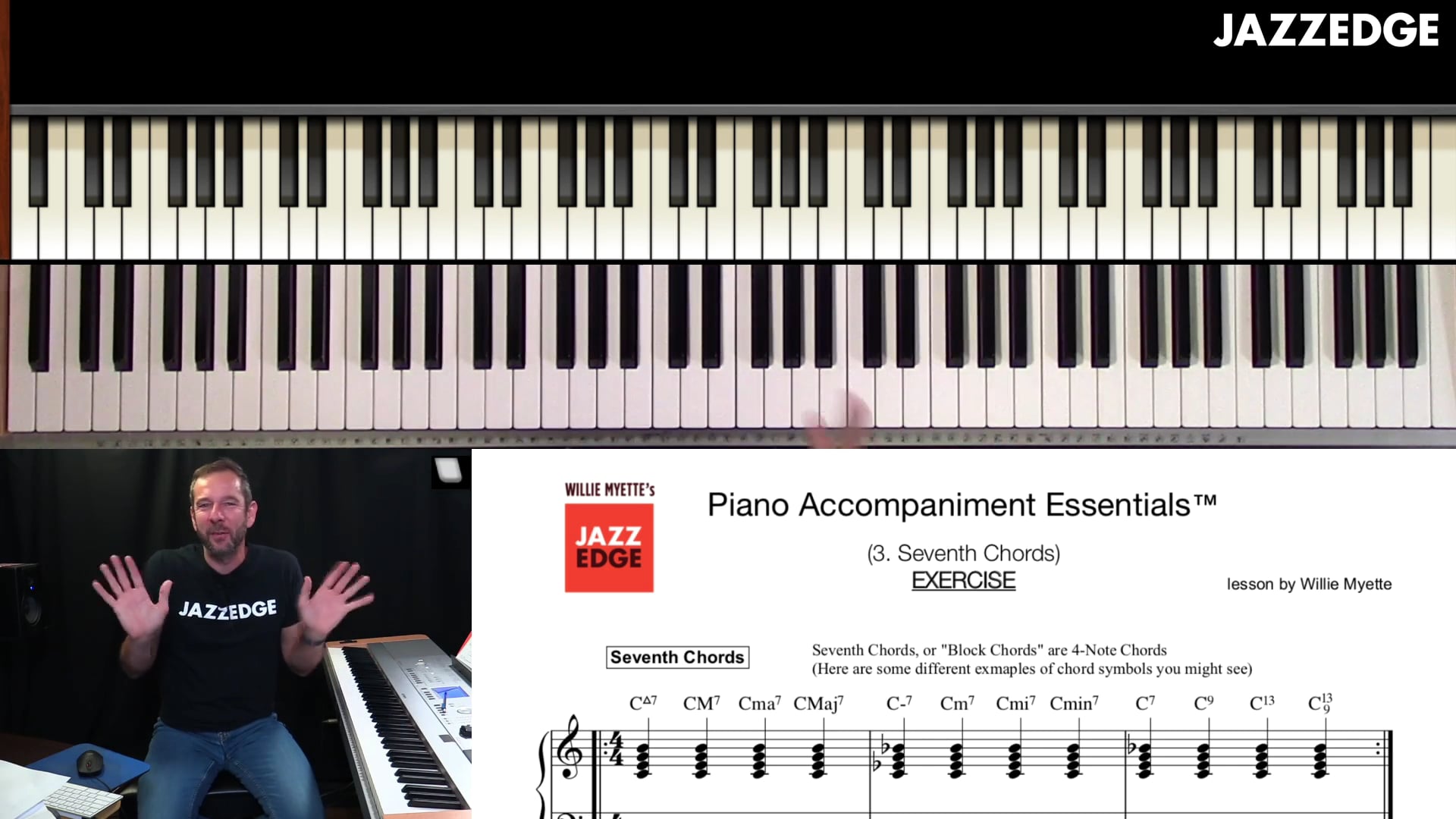 PACE Pattern #3 (Seventh Chords) - Jazzedge Academy
